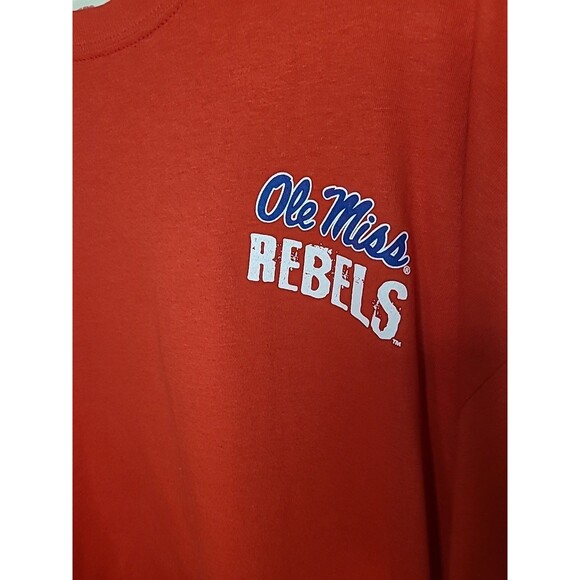 Ole Miss Rebels NCAA Tshirt Mens Size XL Red Short Sleeve "Don't Hate the Playa" - Picture 2 of 8